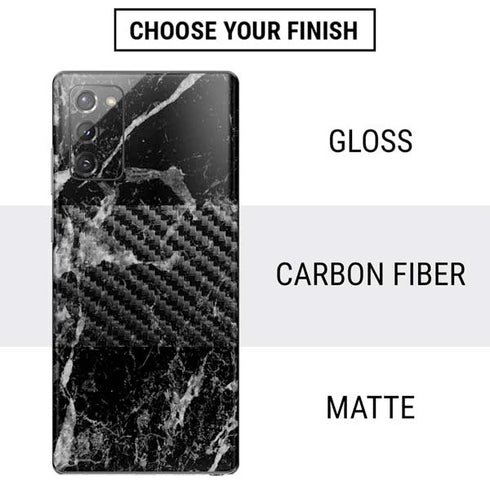 Crushed Black Galaxy Note20 5G Skin