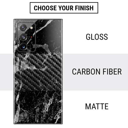 Crushed Black Galaxy Note20 Ultra 5G Skin