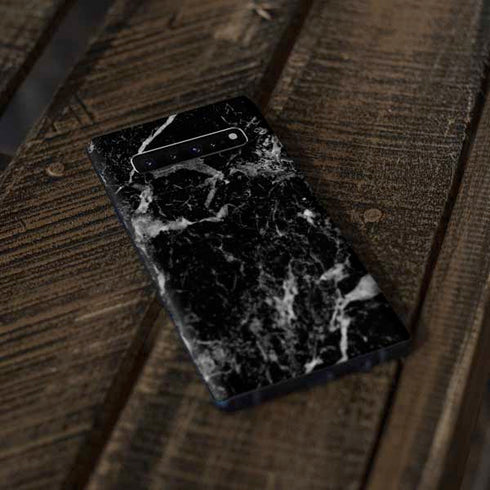 Crushed Black Galaxy S10 Plus Skin