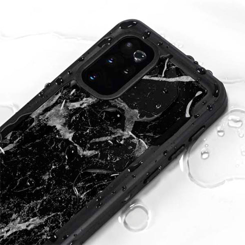 Crushed Black Galaxy S20 Plus Waterproof Case