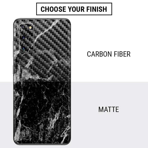 Crushed Black Galaxy S20 Skin