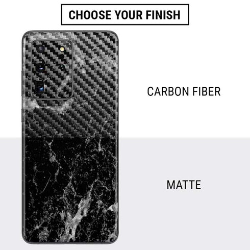 Crushed Black Galaxy S20 Ultra 5G Skin