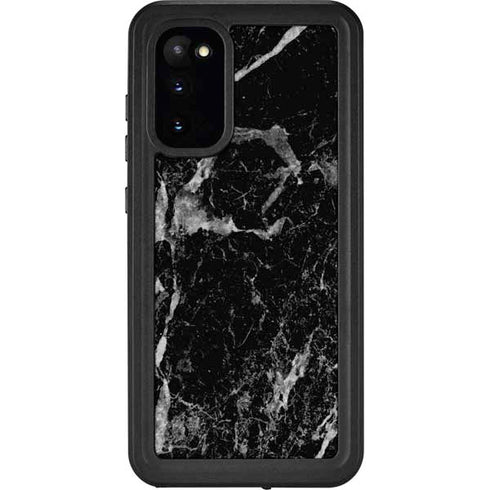 Crushed Black Galaxy S20 Waterproof Case