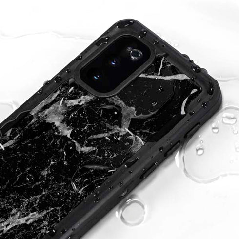 Crushed Black Galaxy S20 Waterproof Case