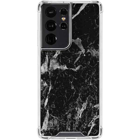 Crushed Black Galaxy S21 Ultra 5G Clear Case