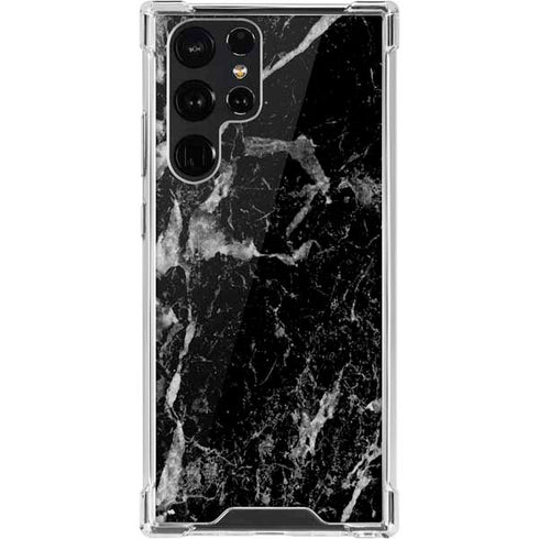 Crushed Black Galaxy S22 Ultra Clear Case