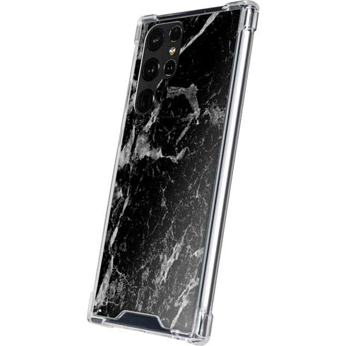Crushed Black Galaxy S22 Ultra Clear Case