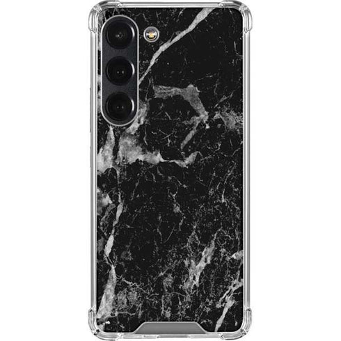 Crushed Black Galaxy S23 Clear Case