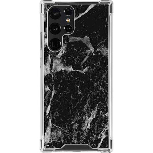 Crushed Black Galaxy S24 Ultra Clear Case