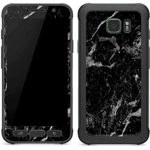 Crushed Black Galaxy S7 Active Skin