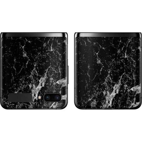 Crushed Black Galaxy Z Flip Skin