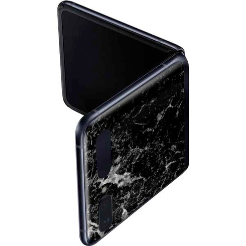 Crushed Black Galaxy Z Flip Skin
