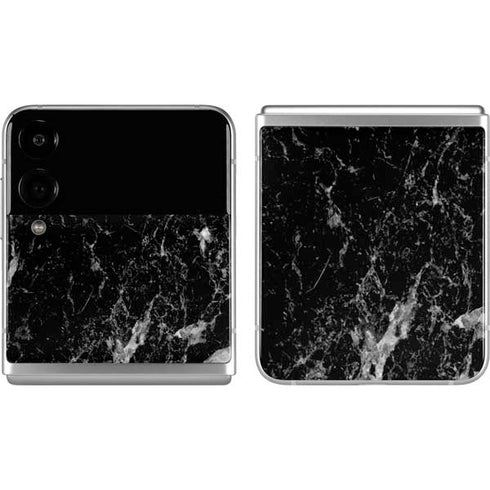 Crushed Black Galaxy Z Flip4 5G Skin