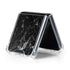 Crushed Black Galaxy Z Flip5 5G Clear Case