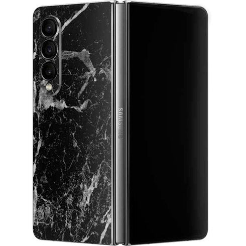 Crushed Black Galaxy Z Fold4 5G Skin