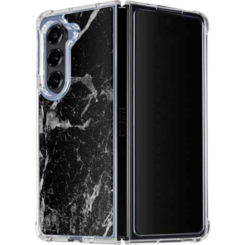 Crushed Black Galaxy Z Fold5 5G Clear Case