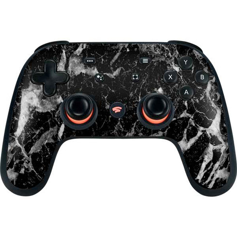 Crushed Black Google Stadia Controller Skin
