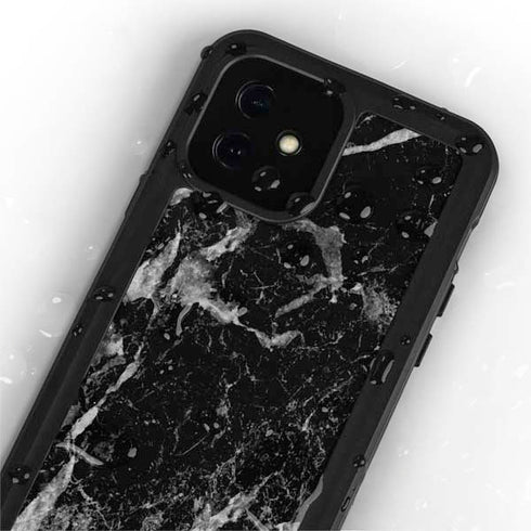 Crushed Black iPhone 12 Mini Waterproof Case