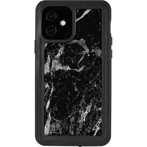 Crushed Black iPhone 12 Waterproof Case