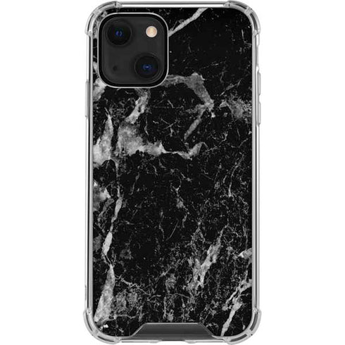 Crushed Black iPhone 14 Plus Clear Case