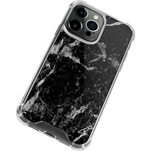 Crushed Black iPhone 15 Pro Clear Case