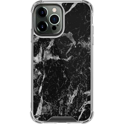 Crushed Black iPhone 15 Pro Max Clear Case