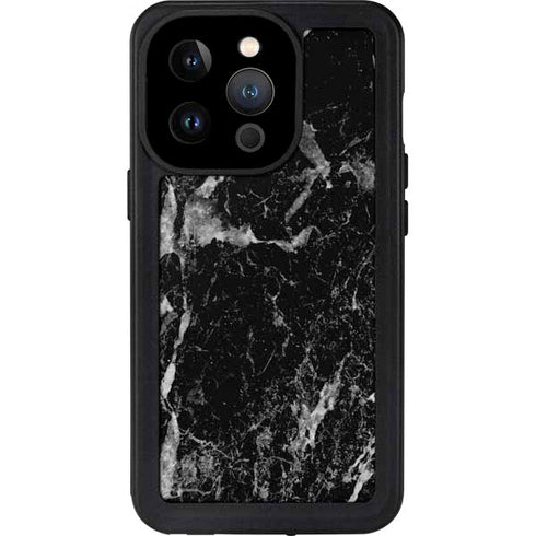 Crushed Black iPhone 14 Pro Waterproof Case
