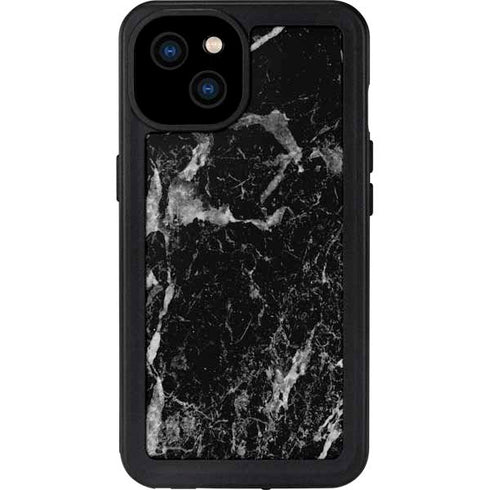 Crushed Black iPhone 15 Plus Waterproof Case