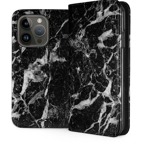 Crushed Black iPhone 15 Pro Folio Case