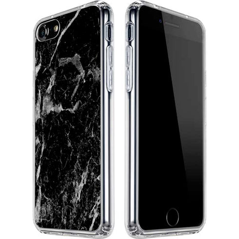 Crushed Black iPhone SE (2nd & 3rd Gen) Clear Case