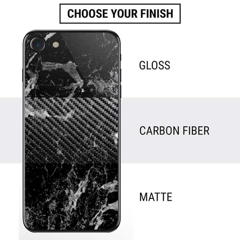 Crushed Black iPhone SE (2nd & 3rd Gen) Skin