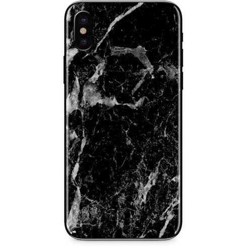 Crushed Black iPhone X Skin