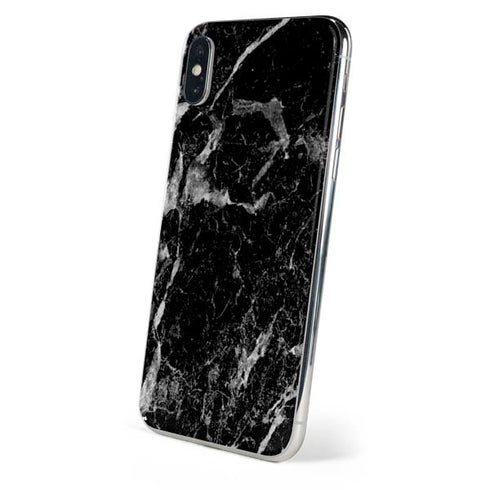 Crushed Black iPhone X Skin