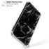 Crushed Black iPhone XR Clear Case