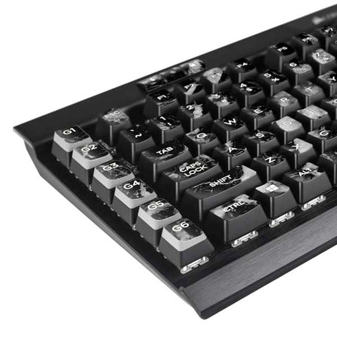 Crushed Black K95 RGB PLATINUM Mechanical Gaming Keyboard Skin