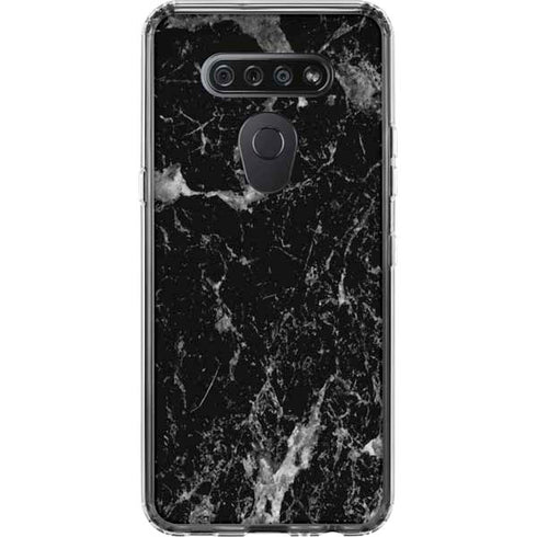 Crushed Black LG K51/Q51 Clear Case