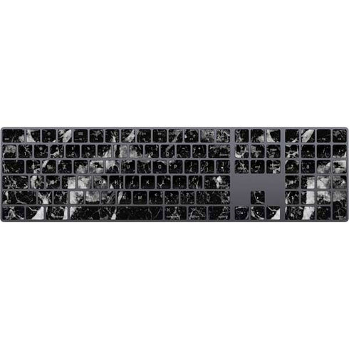 Crushed Black Magic Keyboard with Numeric Keypad Skin