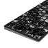 Crushed Black Magic Keyboard with Numeric Keypad Skin