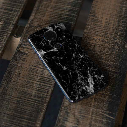 Crushed Black Moto E5 Plus Skin