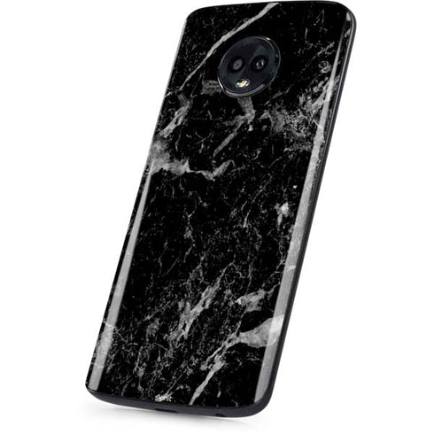 Crushed Black Moto G6 Skin