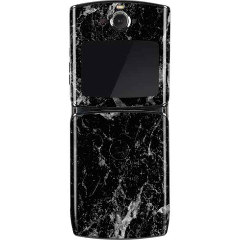 Crushed Black Motorola RAZR Skin