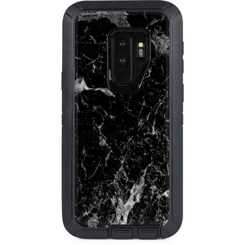 Crushed Black Otterbox Defender Galaxy Skin