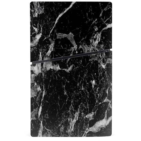 Crushed Black PS5 Slim Disk Console Skin