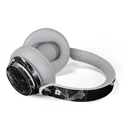 Crushed Black Surface Headphones Skin