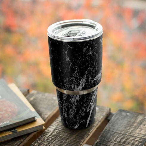 Crushed Black Yeti 30oz Rambler Tumbler Skin