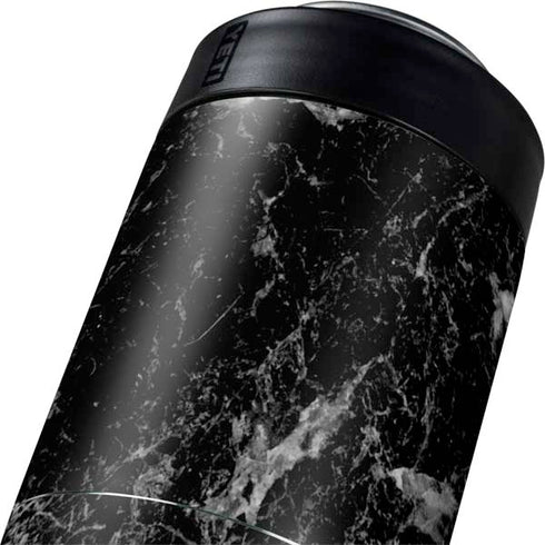 Crushed Black Yeti Colster Can Insulator Skin