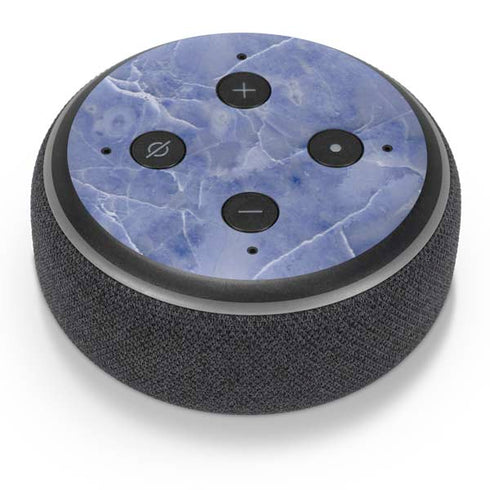 Crushed Blue Amazon Echo Dot Skin