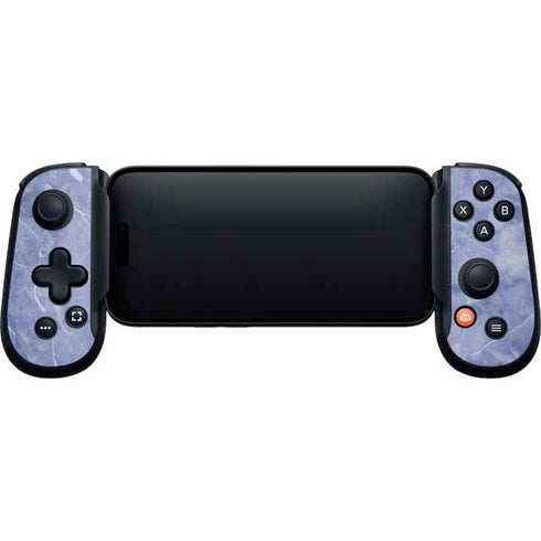 Crushed Blue Backbone One for iPhone Game Controller Skin