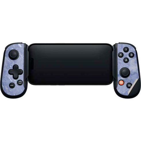 Crushed Blue Backbone One for iPhone Game Controller Skin