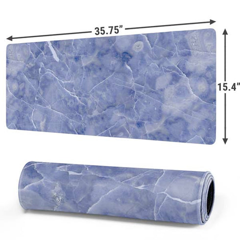 Crushed Blue Gaming Mouse Pad